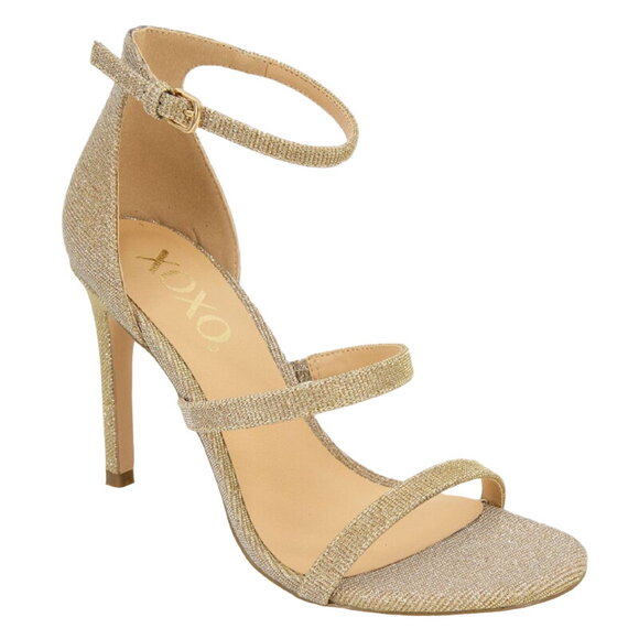 XOXO Women's Bridgette Strappy Sandals Rose Gold SZ 8.5 - Picture 1 of 6